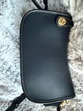 Coach Black Crossbody Bag with Gold Hardware
